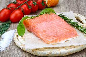Salted salmon