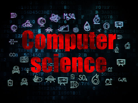 Science concept: Computer Science on Digital background