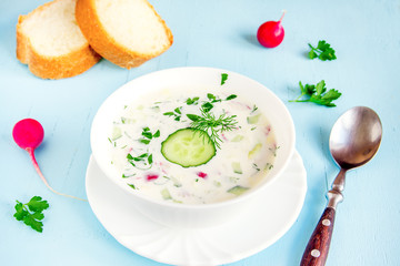 Cold summer soup