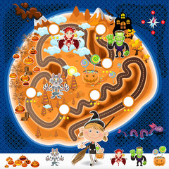 Halloween Game Assets Map