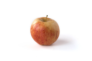 Single apple isolated on white