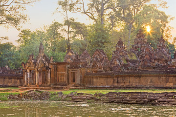 Fototapeta na wymiar Banteay Srei temple, Cambodia