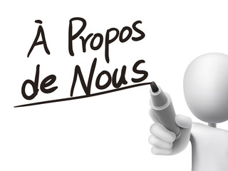 French words for About us