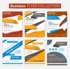 Collection of professional business flyer.