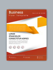 Professional business flyer or template design.