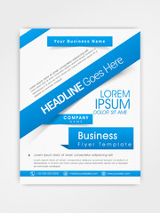 Professional business flyer or template design.