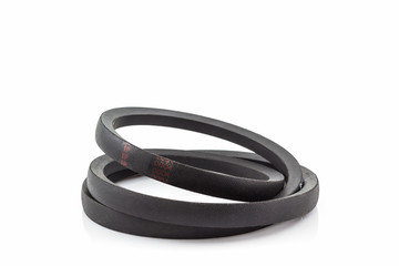 Black engine belt accessories.