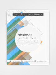 Stylish flyer, template or brochure for business.