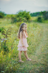 girl on the nature