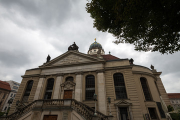 the french cathedral at the gendarmenmarkt in berlin germany