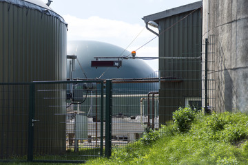Part of a biogas plant