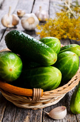 Cucumbers for canning