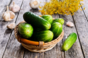 Cucumbers for canning