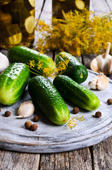 Cucumbers for canning