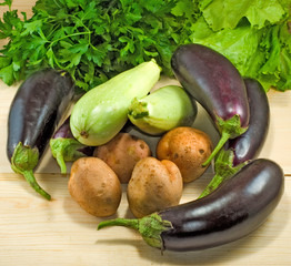  various vegetables closeup