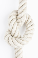 Strong rope with knot