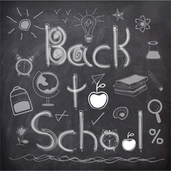 Creative illustration for Back to School.