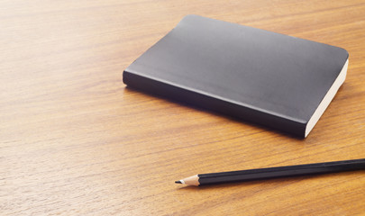 Pencil and notebook