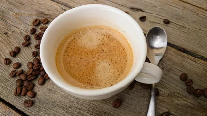 Fond de hotte en verre imprimé Café tasse de café 10082015