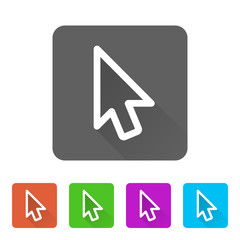 App Icon Long Shadow - 5 Colors