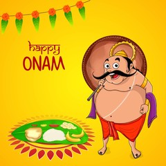 King Mahabali for Happy Onam celebration.
