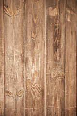 Naklejka premium close up of wall made of wooden planks