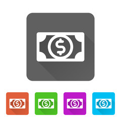 App Icon Long Shadow - 5 Colors