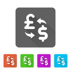 App Icon Long Shadow - 5 Colors