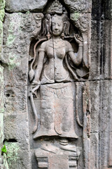 traditional carving on the pillar