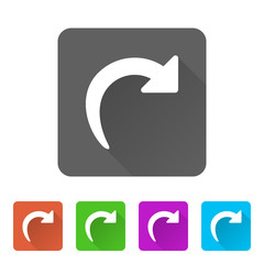 App Icon Long Shadow - 5 Colors