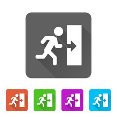 App Icon Long Shadow - 5 Colors