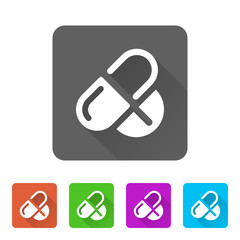 App Icon Long Shadow - 5 Colors