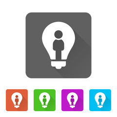 App Icon Long Shadow - 5 Colors