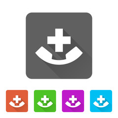 Obraz premium App Icon Long Shadow - 5 Colors