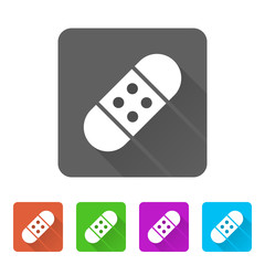 App Icon Long Shadow - 5 Colors