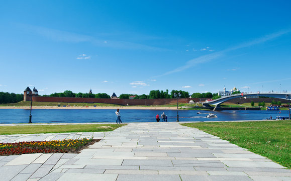  View at river Volkhov in Veliky Novgorod