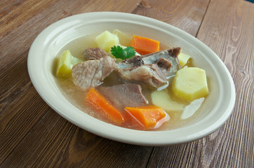 Icelandic soup with meat