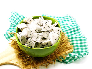 white dragon fruit with high nutrient good for health