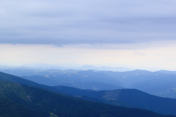 carpathian mountains in ukraine