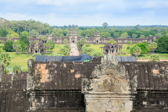 wide view of Angkor Wat