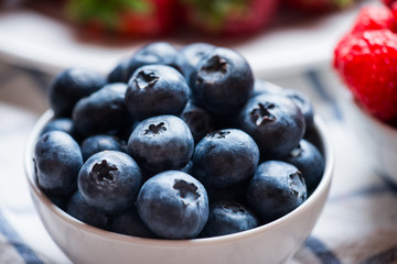 Blueberry in bowl