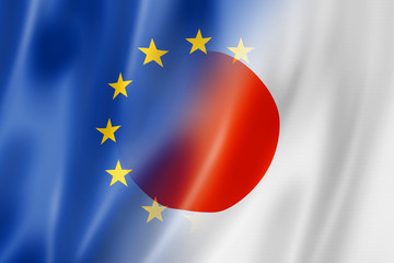Europe and Japan flag
