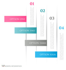 Obraz premium Infographics template for business, education, web design, banners, brochures, flyers. Vector illustration.