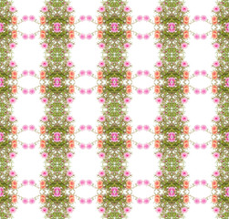 Portulaca flower seamless pattern background