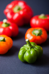 カラフルなピーマン