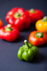 カラフルなピーマン