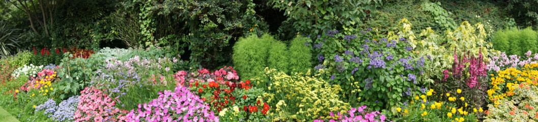 Giardino inglese fiorito