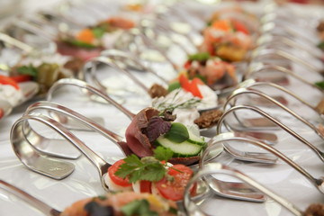 Fingerfood bei einer Hochzeit