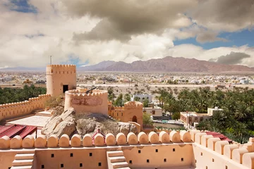 Stickers pour porte Travaux détablissement Fort de Nakhal, Oman