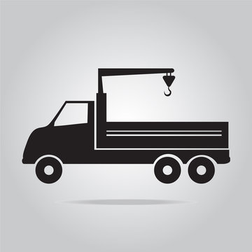 Crane Truck vector illustration